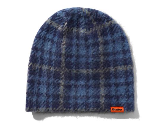 M�tze Butter Goods Mohair Skully plaid
