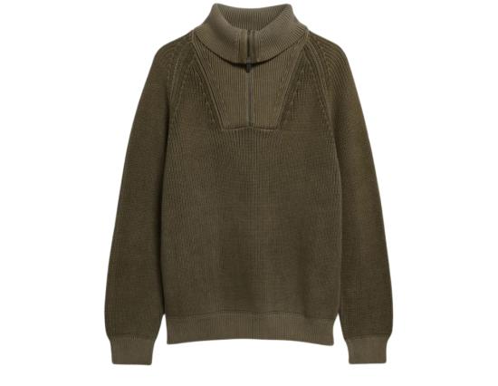 Strickpulli Armedangels Pigment Dye dark earth