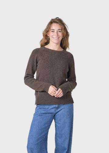 (w) Knit Sweater Klitm�ller Nina taupe