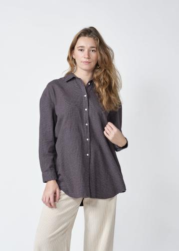 (w) Shirt Klitm�ller Ofelia black/taupe