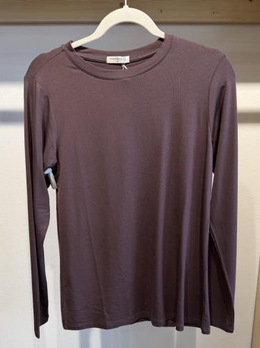 (w) Longsleeve Movesgood Cindy dark plum