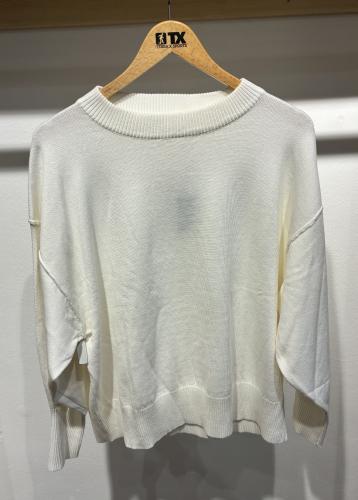 (w) Sweater Movesgood Clara ecru