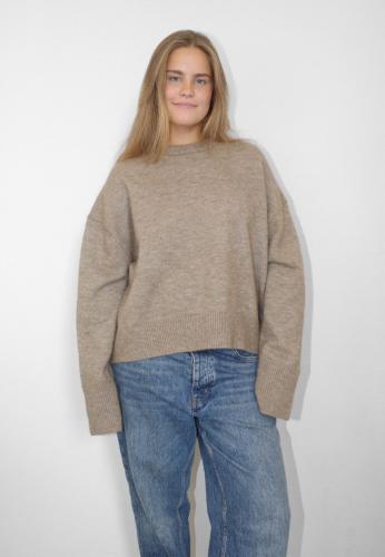 (w) Sweater Boii O-Neck beige melange