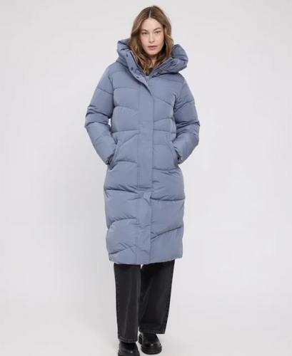(w) Coat Mazine Waves Quilt Puffer slate blue