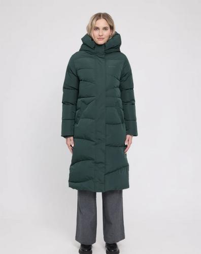 (w) Coat Mazine Waves Quilt Puffer forest