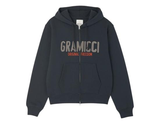 Zip Hooded Gramicci Spell Out vintage black
