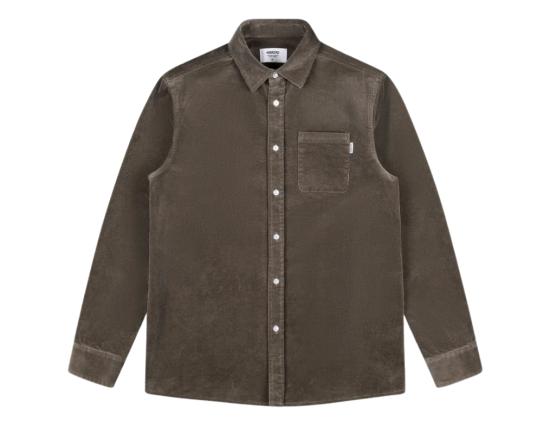 Hemd Wemoto Bobby Cord olive