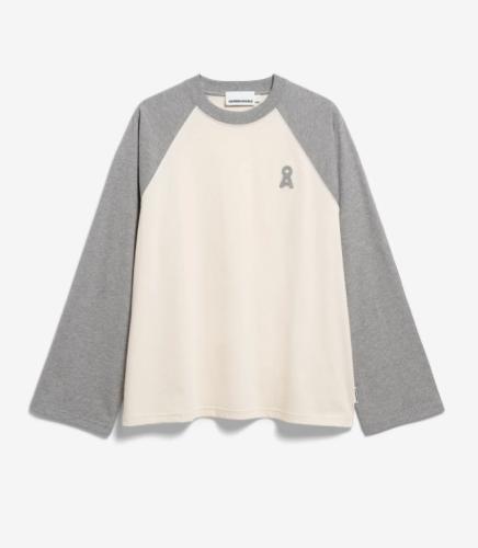 (w) Longsleeve Armedangels Iconic A silver