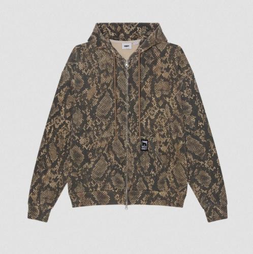 Zip Hooded Obey dusty vintage snake