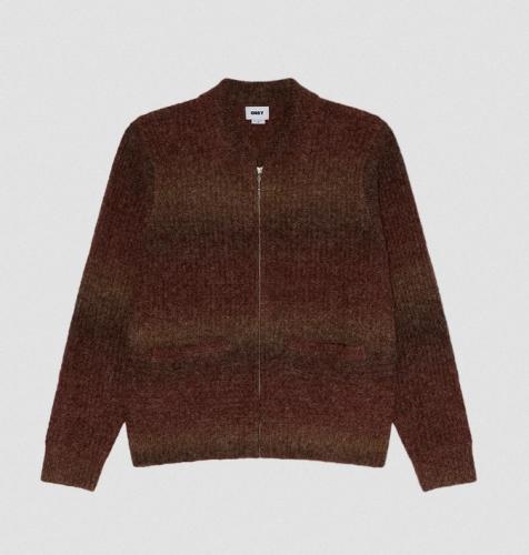 Cardigan Obey Anton brown multi 