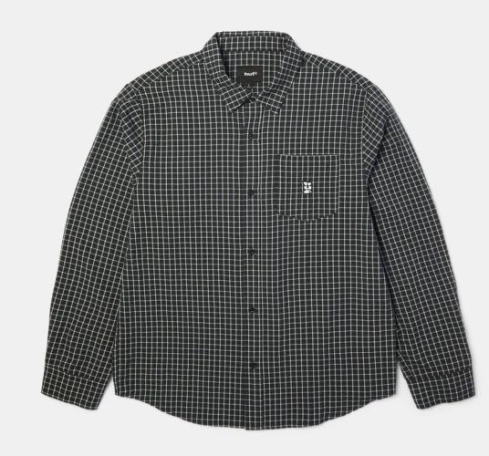Hemd HUF Megablast woven black