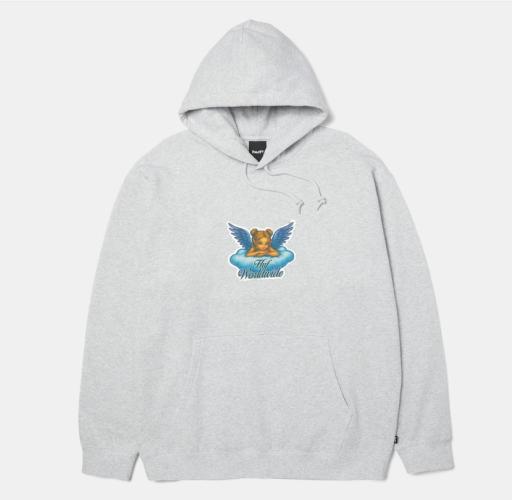 Hooded HUF Bliss Po heather grey