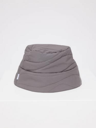 (w) Bucket Hat Mazine Waves Quilt warm mud