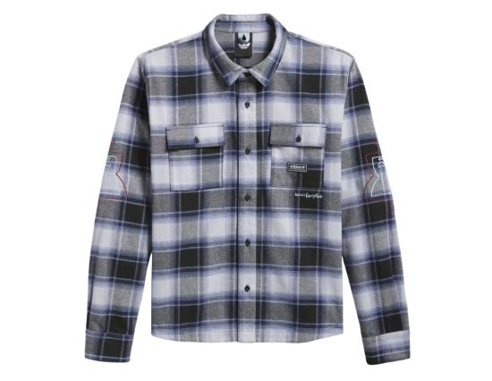 Hemd Adidas Gonz Flannel muted purple