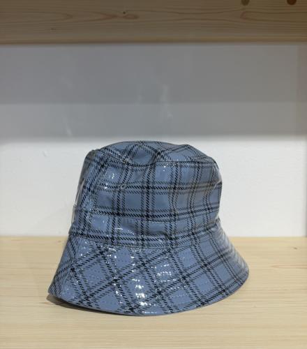 (w) Hat Shiny blue print