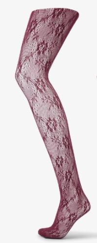 (w) Tights Sui Ava Lace burgundy