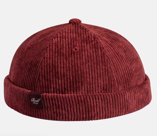 Cap Reell Docker Cord copper red