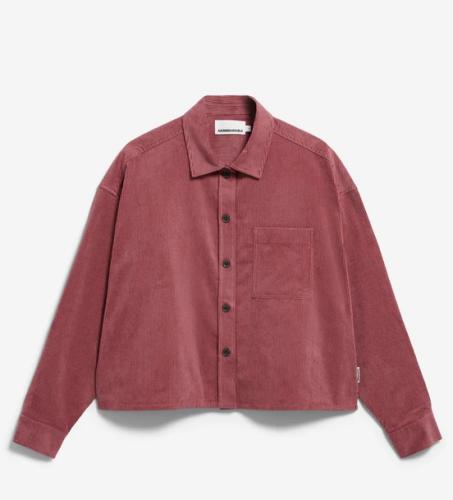 (w) Shirt Armedangels Nalaani Cord velvet ember