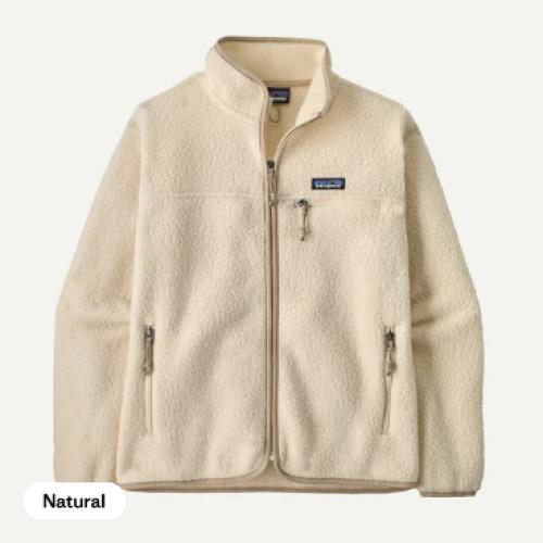 (w) Fleece Jacket Patagonia Retro Pile natural
