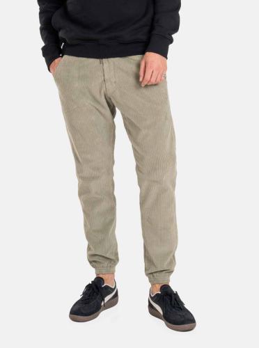 Pant Reell Solid Dual Cord olive grey