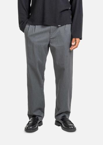 Pant Reel Bowie Chino Cottonwool mid grey