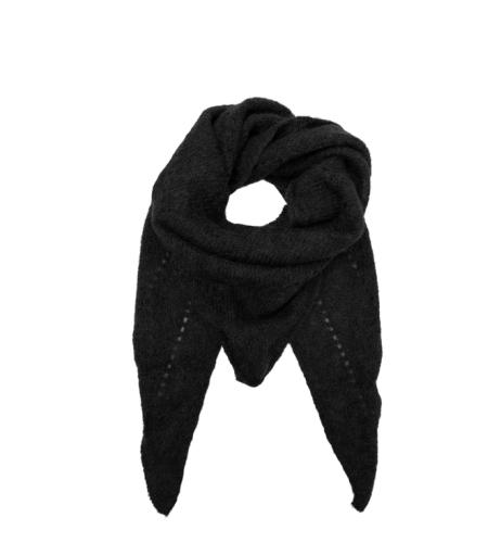 (w) Miniscarf Black Colour BCDELL black