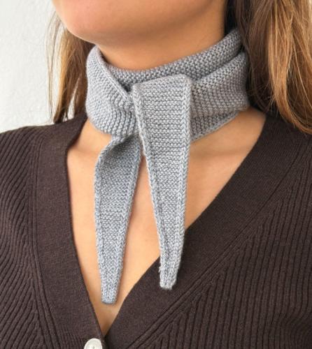 (w) Scarf Boii grey melange