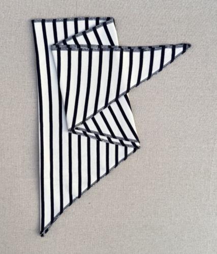 (w) Scarf Boii Fio stripe white/black