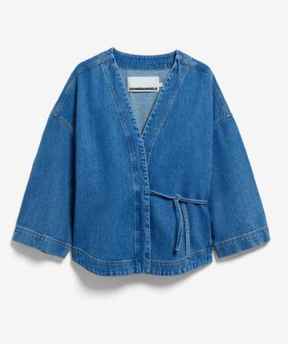 (w) Jacket Armedangels Kimono Denim aero