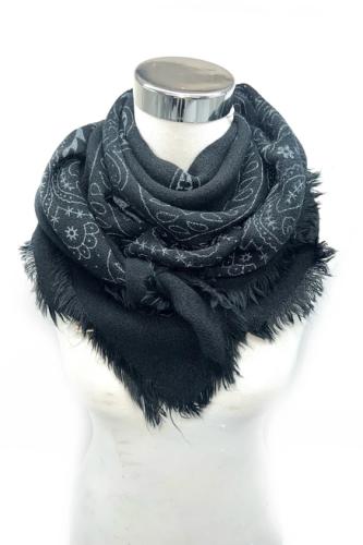 (w) Scarf 5467354- K4 black