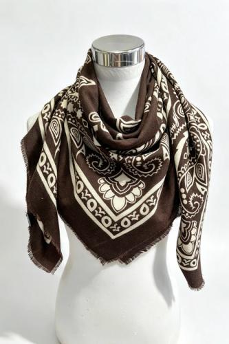 (w) Scarf HH-437 kaffee