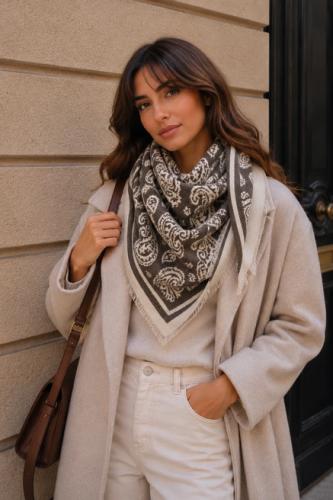 (w) Scarf TR-1 kaffee