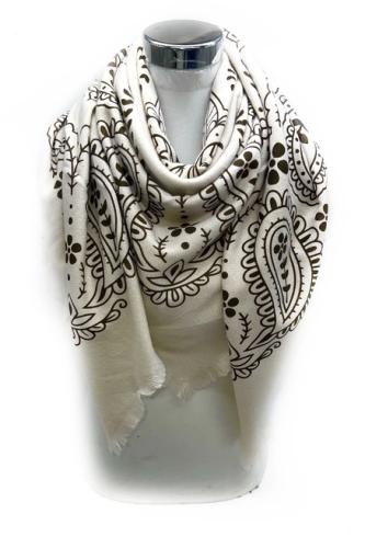 (w) Scarf 5467354- K1 white