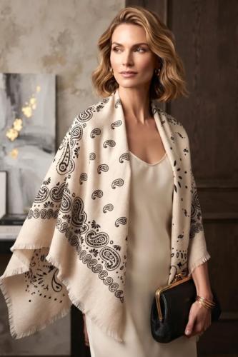 (w) Scarf FA37295 beige