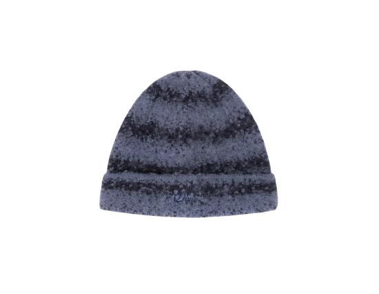 M�tze Dime Mohair Striped Blue